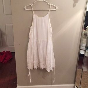 White Lacey sun dress